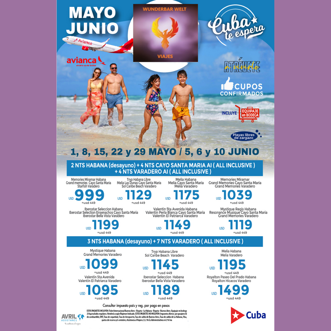 CUBA MAYO Y JUNIO 2025